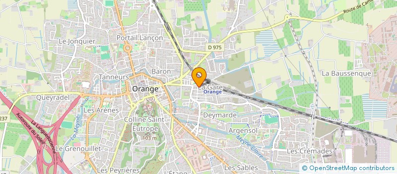 localisation de l'entreprise GAYA  ORANGE