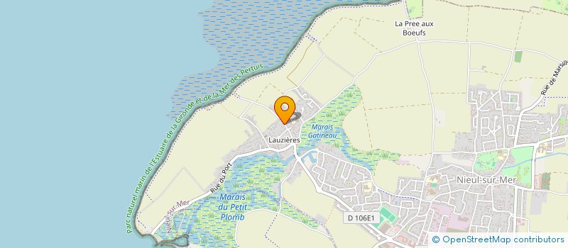 localisation de l'entreprise GAYA  NIEUL-SUR-MER