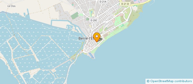 localisation de l'entreprise GAYA à BERRE-L'ETANG