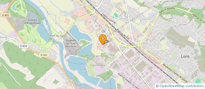 localisation de l'entreprise GAYA  LESCAR