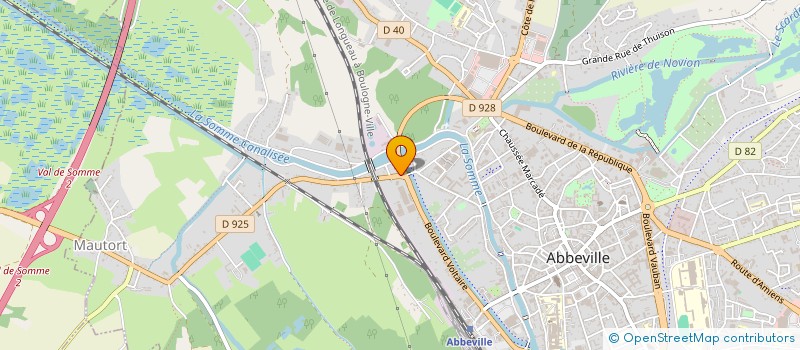 localisation de l'entreprise GAYA INVEST à ABBEVILLE