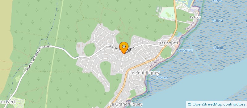 localisation de l'entreprise GAYA PREMIUM  LEGE-CAP-FERRET