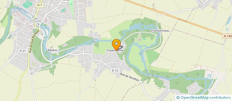 localisation de l'entreprise GAYA86 à VOUILLE