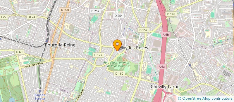 localisation de l'entreprise GAYALINE  L'HAY-LES-ROSES