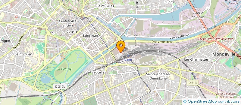 localisation de l'entreprise GAYAM à CAEN