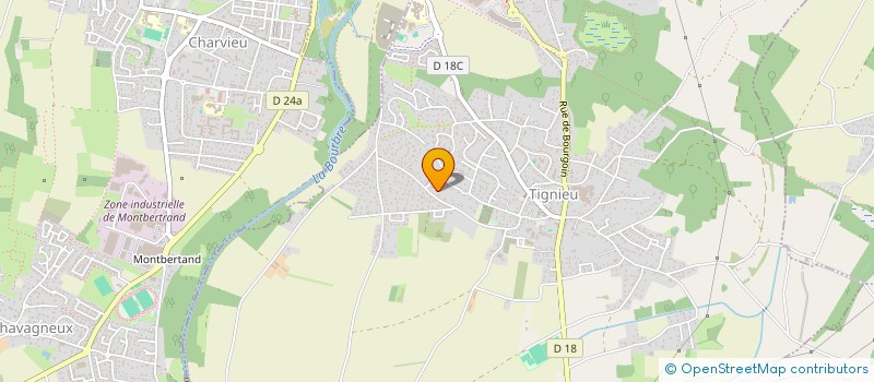 localisation de l'entreprise GAYANE  TIGNIEU-JAMEYZIEU