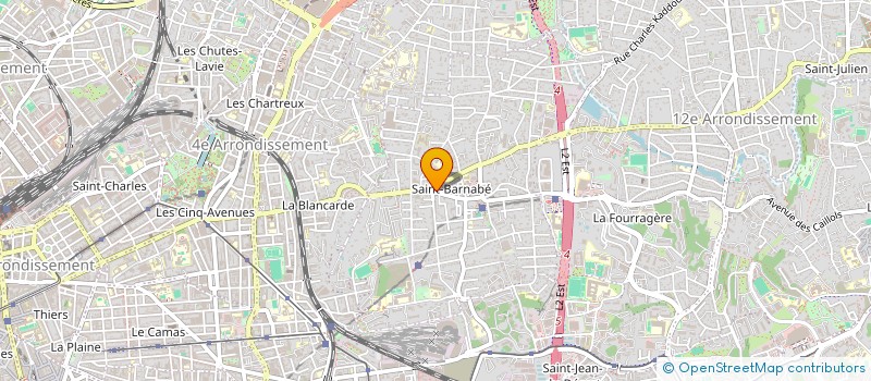 localisation de l'entreprise GAYANE L.M.  MARSEILLE