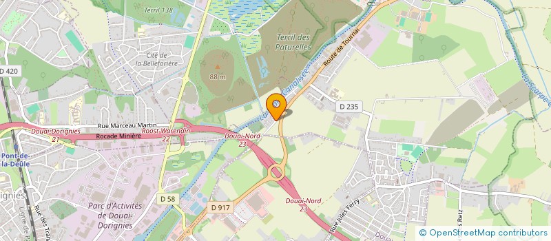 localisation de l'entreprise GAYANT EXPO  DOUAI