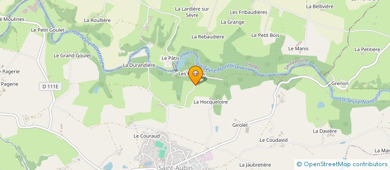 localisation de l'entreprise GAYARD FAVREAU CENTRE SPORTIF DE NATURE à SAINT-AUBIN-DES-ORMEAUX