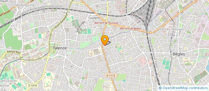 localisation de l'entreprise GAYE CAPITAL à BEGLES