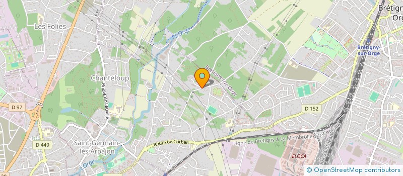 localisation de l'entreprise GAYE PIECES AUTO à SAINT-GERMAIN-LES-ARPAJON