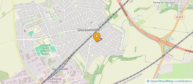 localisation de l'entreprise GAYET à GOUSSAINVILLE