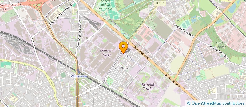 localisation de l'entreprise GAYET FRERES à ST PRIEST