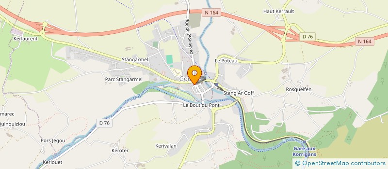 localisation de l'entreprise GAYET METOIS FORMATION-CONSEIL  GOUAREC