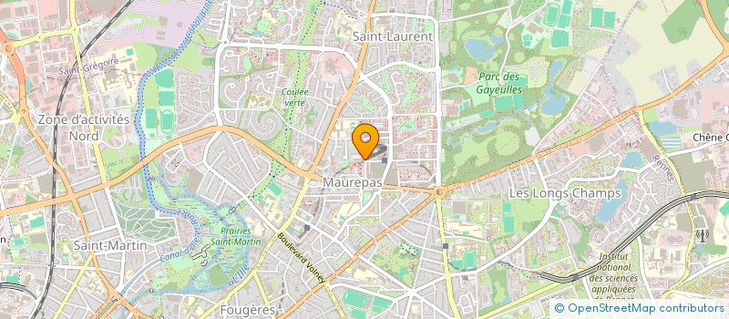 localisation de l'entreprise GAYEULLES SANTE  RENNES