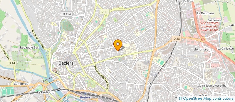 localisation de l'entreprise GAYJY  BEZIERS