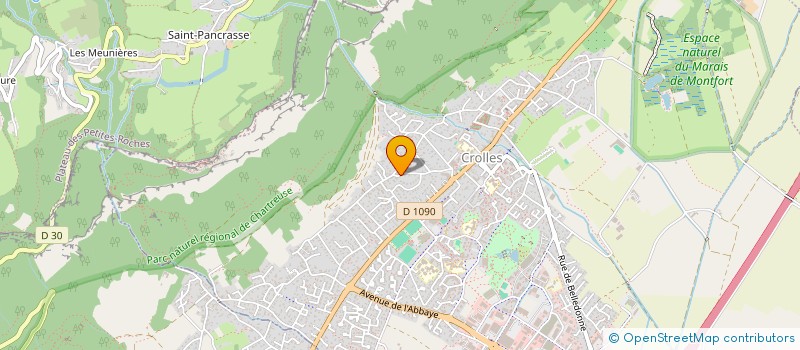 localisation de l'entreprise GAYLAB  CROLLES