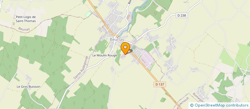 localisation de l'entreprise GAYLOR MENUISERIE  BEURLAY