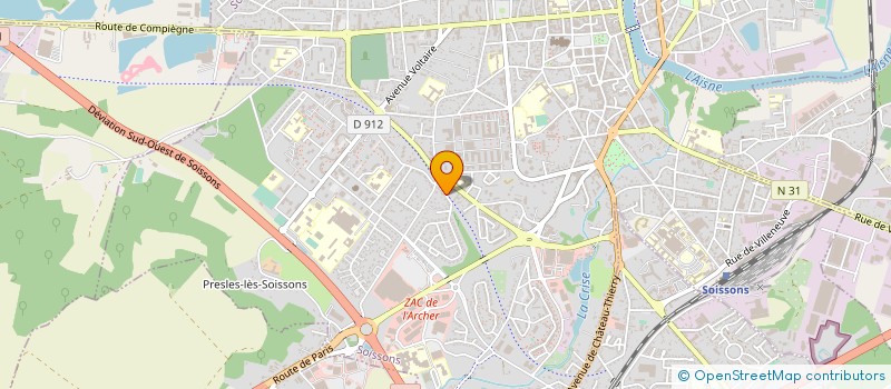 localisation de l'entreprise GAYLORD  BELLEU