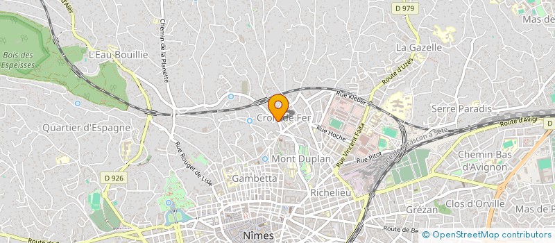 localisation de l'entreprise GAYMAY  NIMES