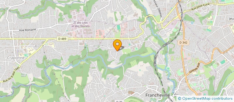 localisation de l'entreprise GAYMS  FRANCHEVILLE