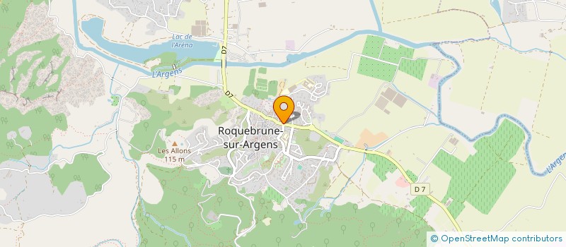 localisation de l'entreprise GAYOL ET FILS à ROQUEBRUNE-SUR-ARGENS
