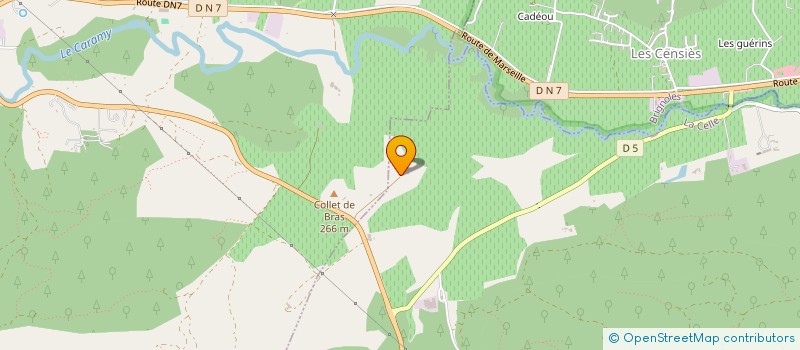 localisation de l'entreprise GAYOLLE  LA CELLE