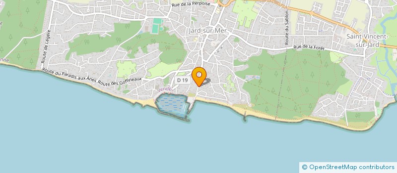 localisation de l'entreprise GAYOT O ET MICHEL J-F à JARD-SUR-MER