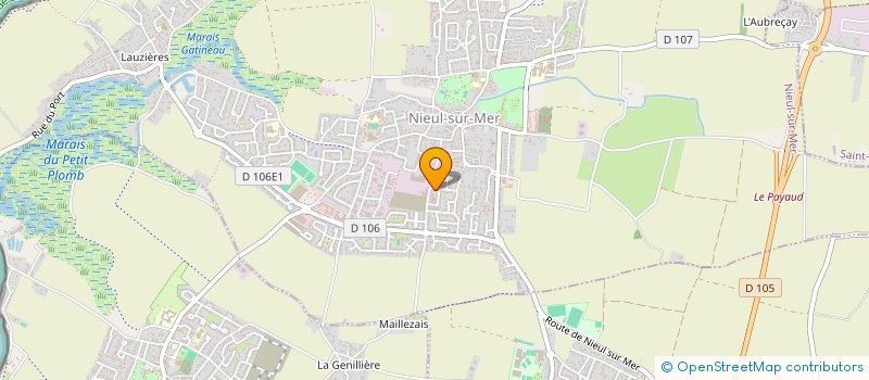 localisation de l'entreprise GAYPART  NIEUL-SUR-MER