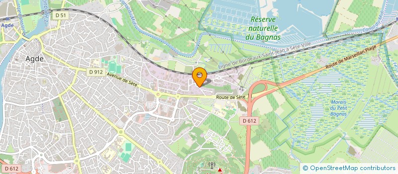 localisation de l'entreprise GAYRAL INDIVISION  AGDE