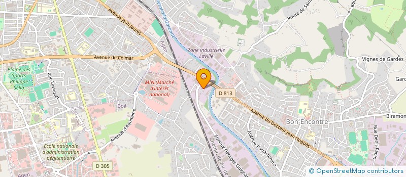 localisation de l'entreprise GAYRAUD ENTREPRISE  BOE