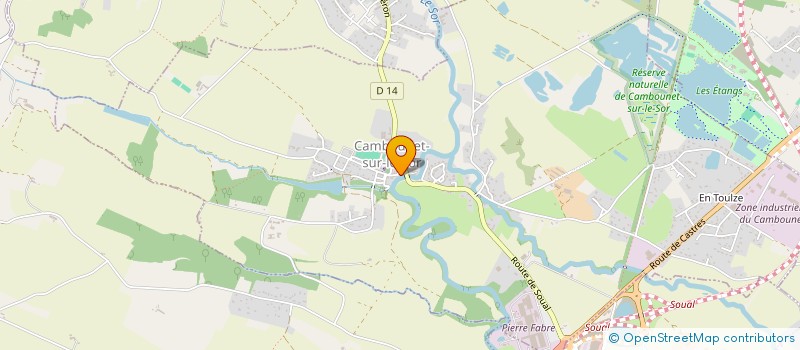 localisation de l'entreprise GAYRAUD-IMMO  CAMBOUNET-SUR-LE-SOR