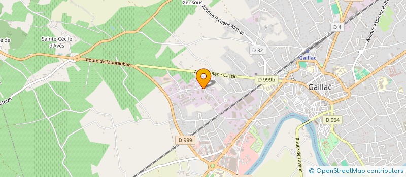 localisation de l'entreprise GAYREL à GAILLAC