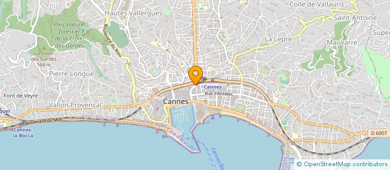 localisation de l'entreprise GAYTECH à CANNES