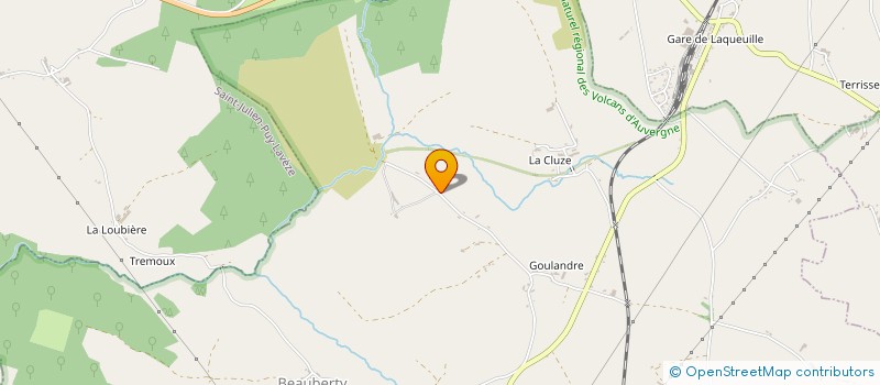 localisation de l'entreprise GAYTON TP  SAINT-SAUVES-D AUVERGNE