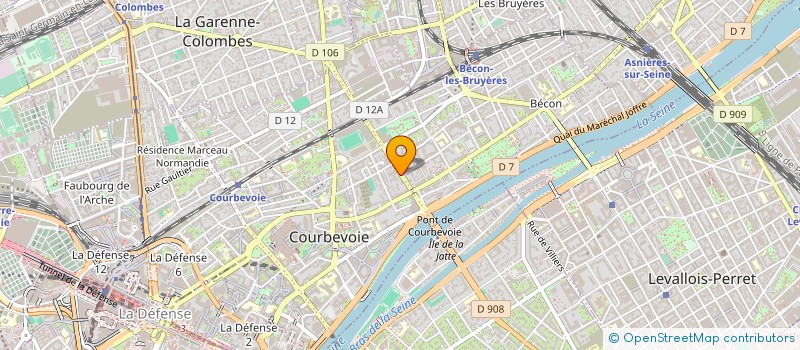 localisation de l'entreprise GAZ 1 PACTE à COURBEVOIE