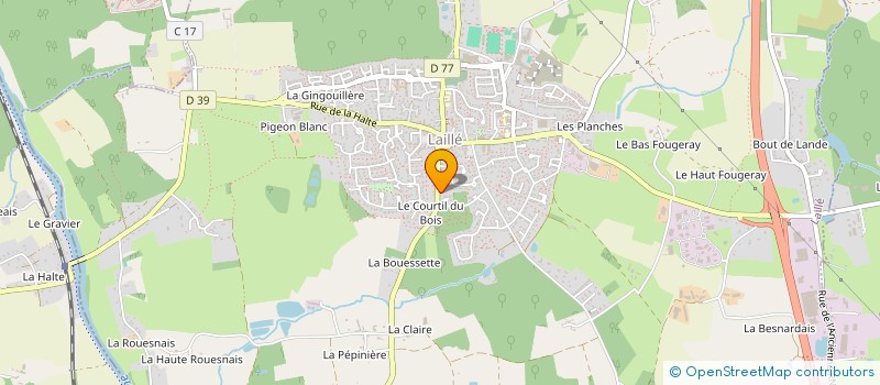 localisation de l'entreprise GAZ'AILES BREIZH  LAILLE