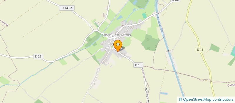 localisation de l'entreprise GAZ & CIE  INCHY-EN-ARTOIS