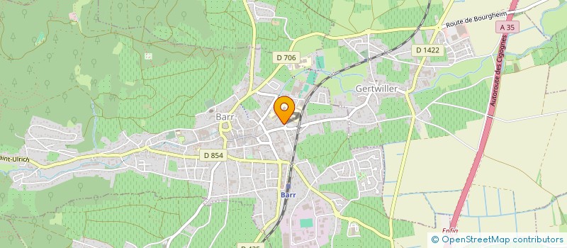 localisation de l'entreprise GAZ DE BARR SARL à BARR
