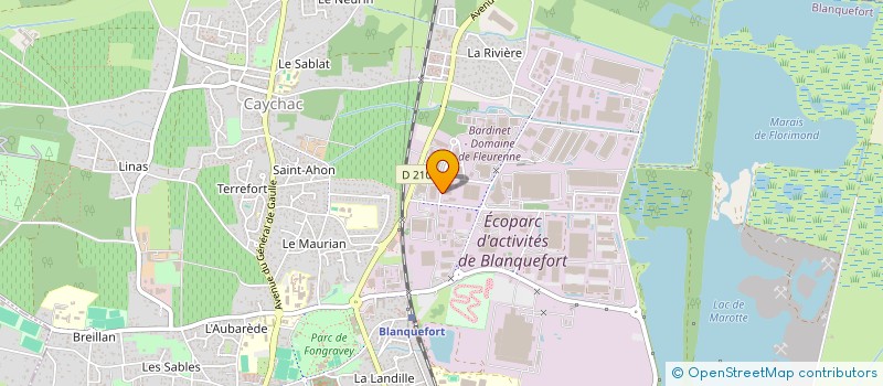 localisation de l'entreprise GAZ DEPAN'SERVICES à BLANQUEFORT