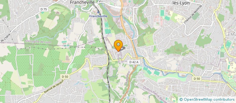 localisation de l'entreprise GAZ DISTRI PRO à CHAPONOST