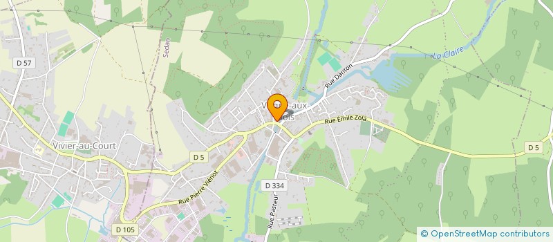 localisation de l'entreprise GAZ ECO VERT à VRIGNE AUX BOIS