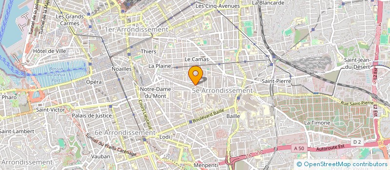 localisation de l'entreprise GAZ ELEC à MARSEILLE