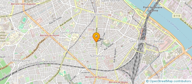 localisation de l'entreprise GAZ ET TECHNIQUES MEDICALES à BORDEAUX