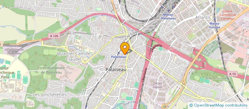 localisation de l'entreprise GAZ FLUIDES ENERGIES 91 à PALAISEAU