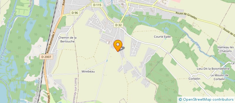 localisation de l'entreprise GAZ'GAT à FERRIERES-EN-GATINAIS