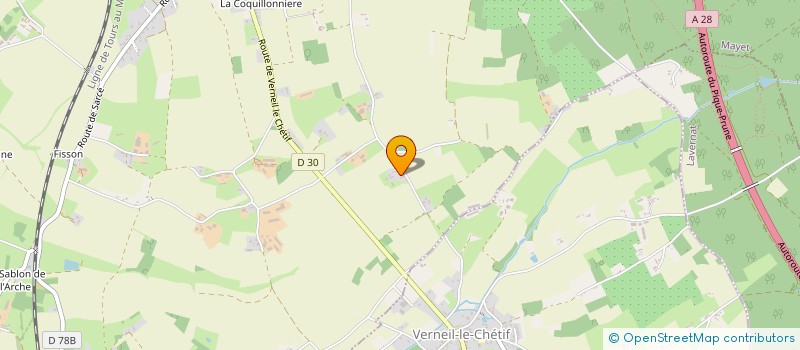 localisation de l'entreprise GAZ'IDEL  MAYET