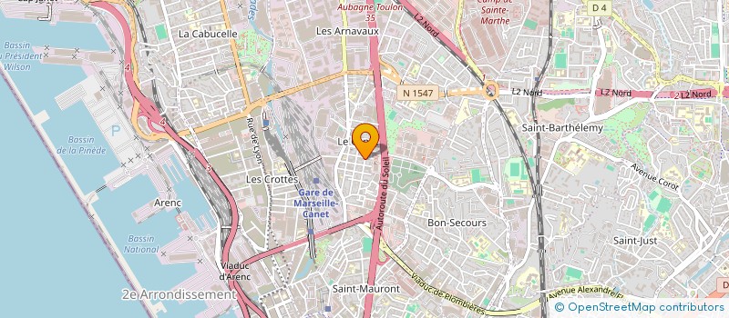 localisation de l'entreprise GAZ MAINTENANCE à MARSEILLE