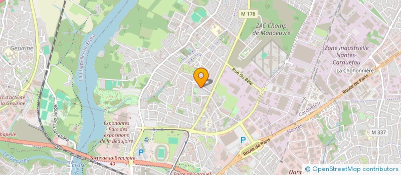 localisation de l'entreprise GAZ MAINTENANCE THERMIQUE à NANTES