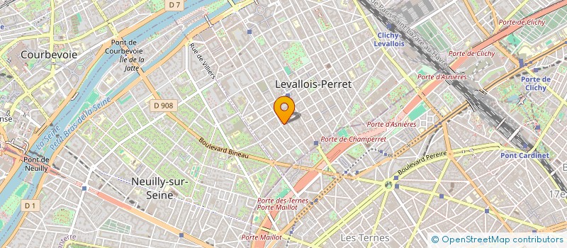 localisation de l'entreprise GAZ SERVICE LEVALLOIS à LEVALLOIS-PERRET